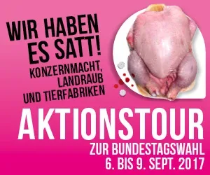 Wir haben Agrarindustrie satt – Demo am 9. September bei Berlin